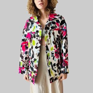 Marni Paintbrush Print Jacket – IT 38 –‎ SS20 Runway – NWT $1950 Designer